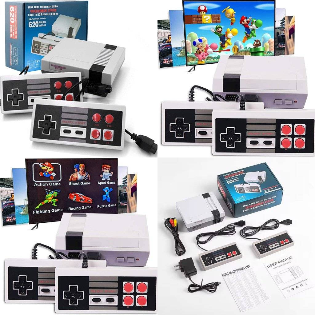 Mini Consola Retro Incluye 620 Juegos Clasico