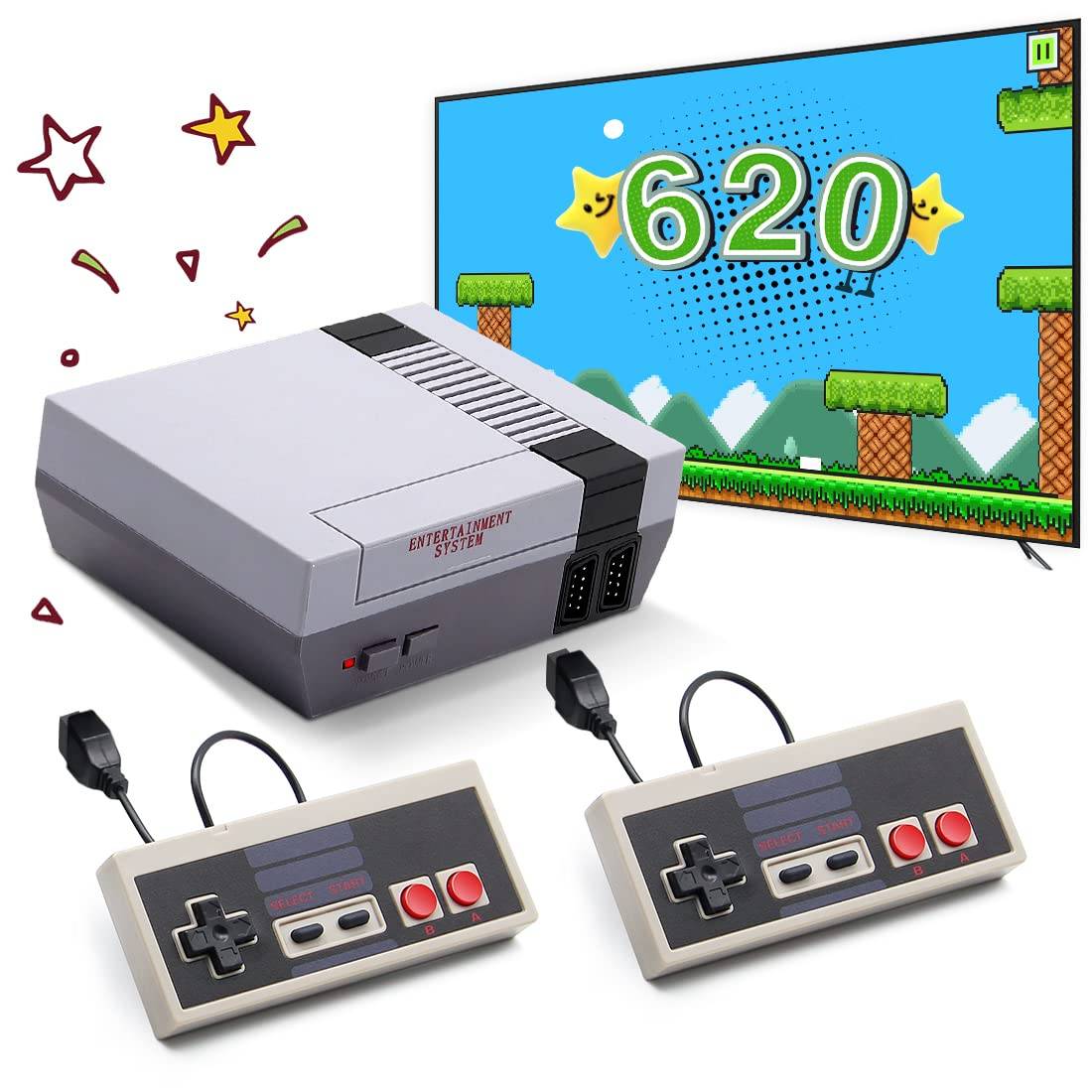 Mini Consola Retro Incluye 620 Juegos Clasico