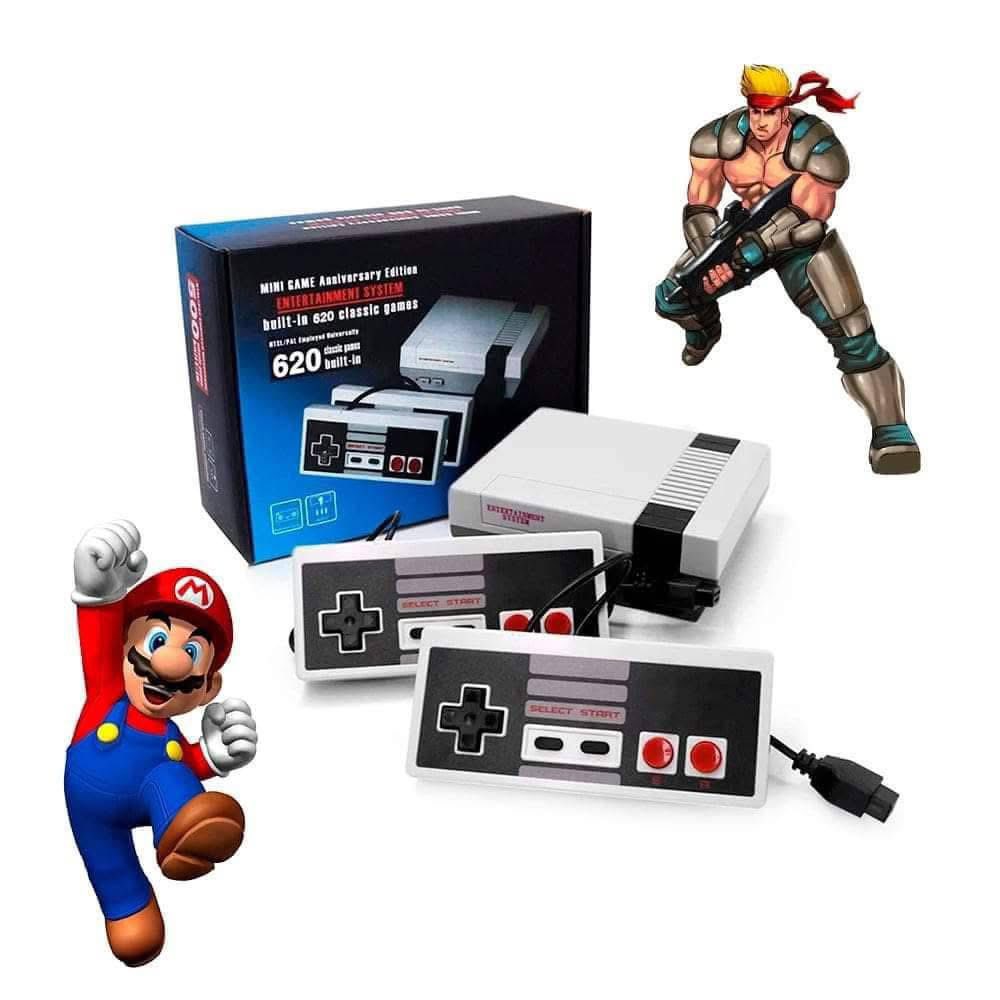 Mini Consola Retro Incluye 620 Juegos Clasico