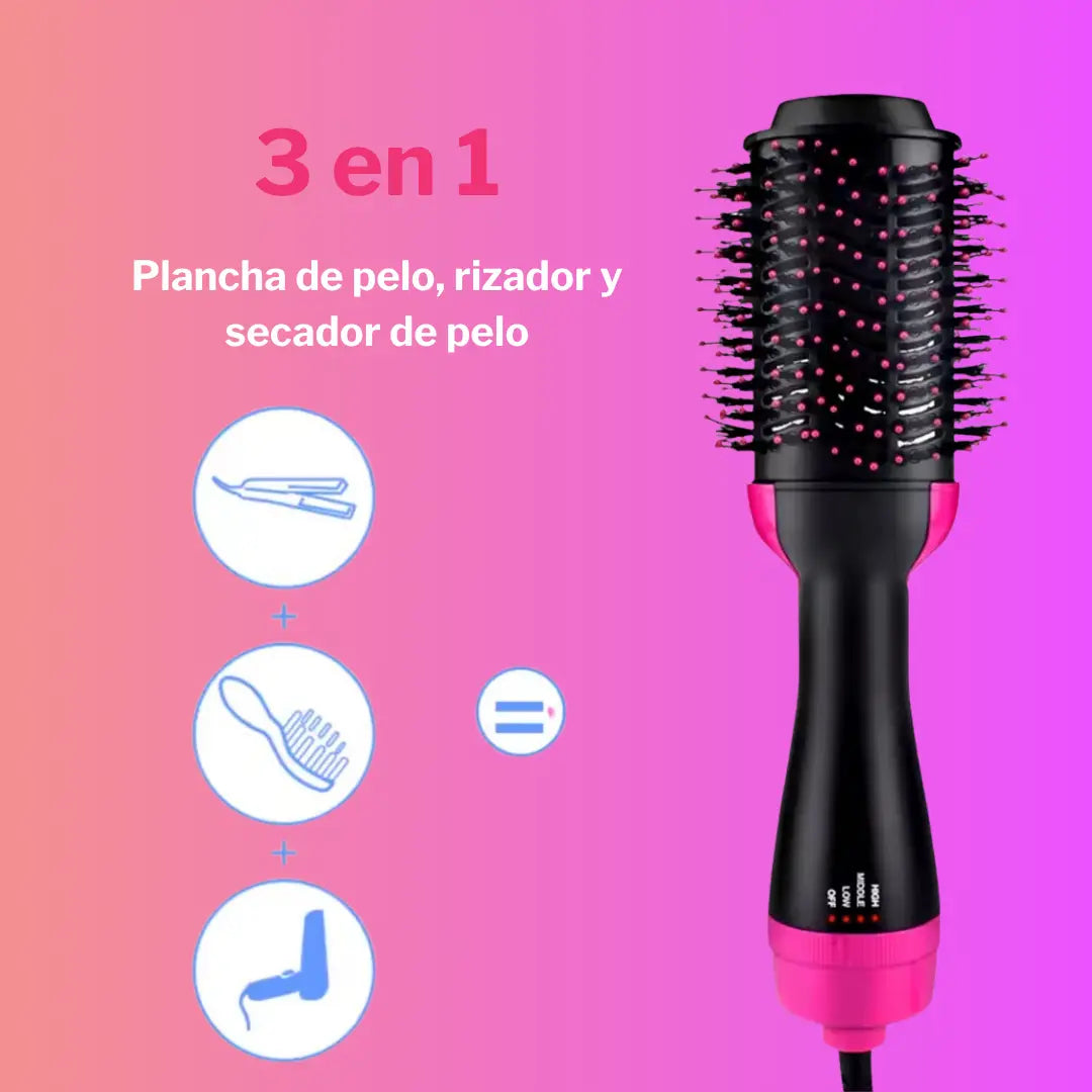 Cepillo Secador Alisador ONE STEP 3 en 1