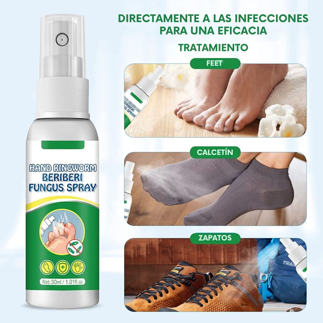 Spray antifúngico para pies de atleta Oferta 2x1