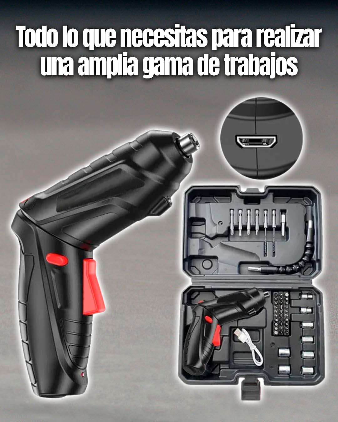 Destornillador Portátil Multiusos 47 PIEZAS
