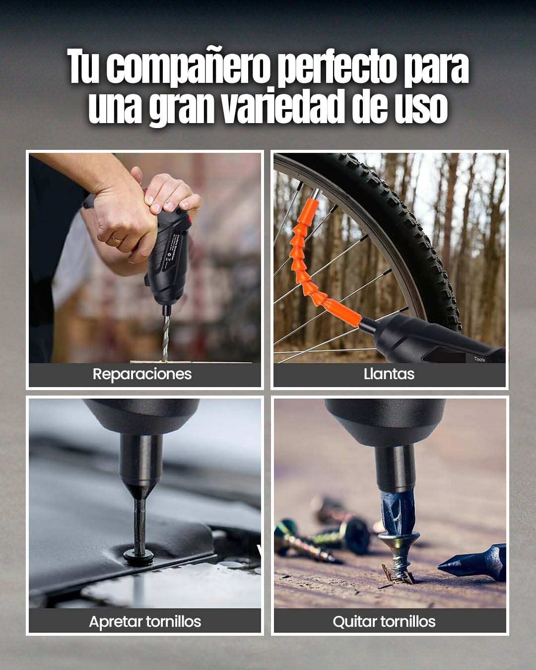 Destornillador Portátil Multiusos 47 PIEZAS