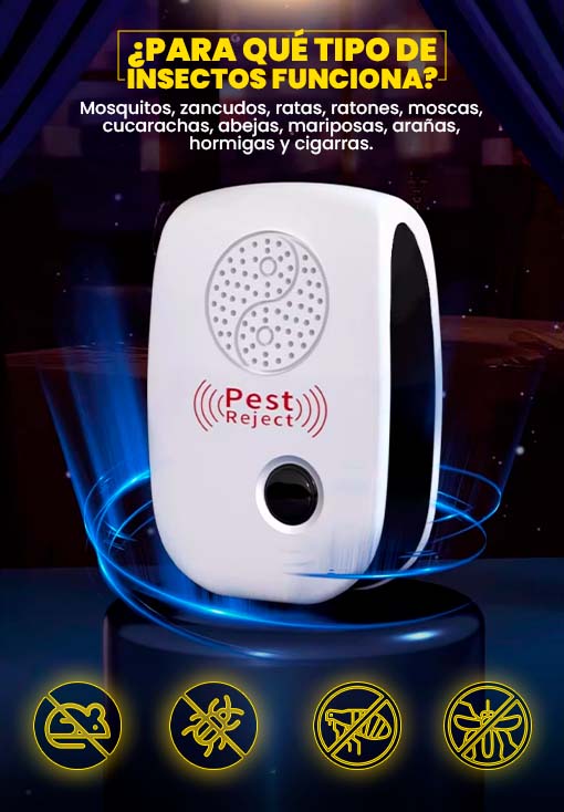 Repelente Ultrasonico de Plagas