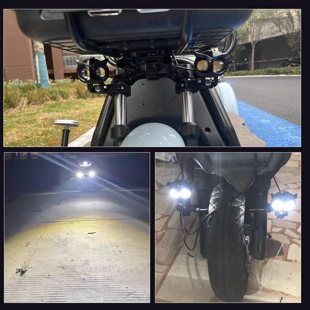 Luces antiniebla LED para motocicleta