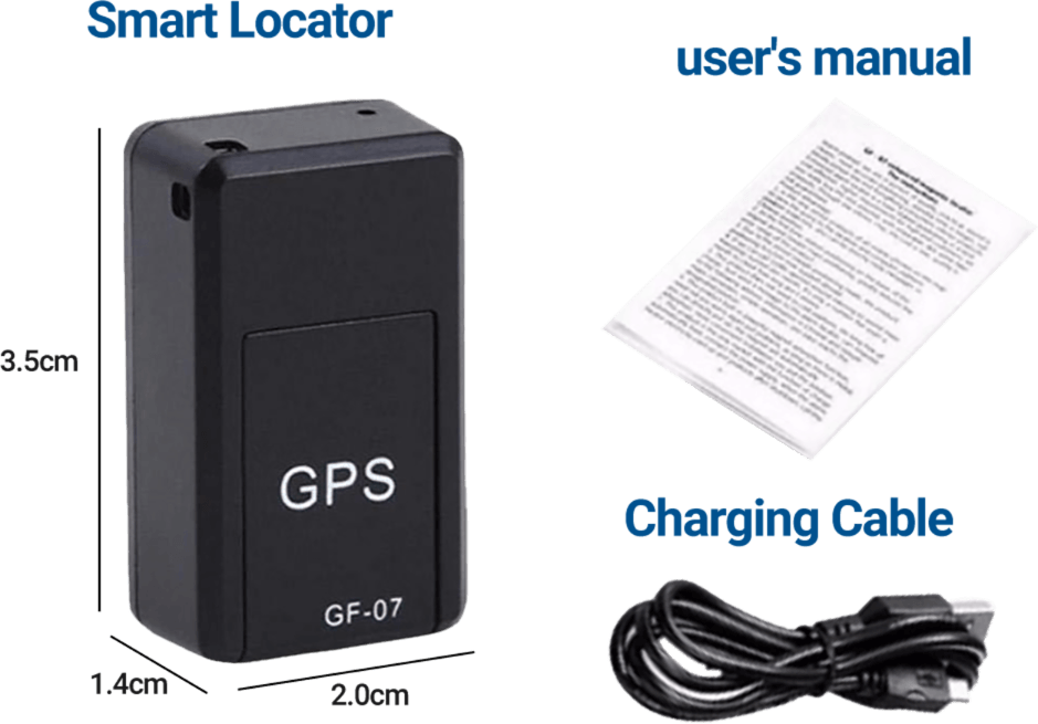Localizador GPS magnético en miniatura