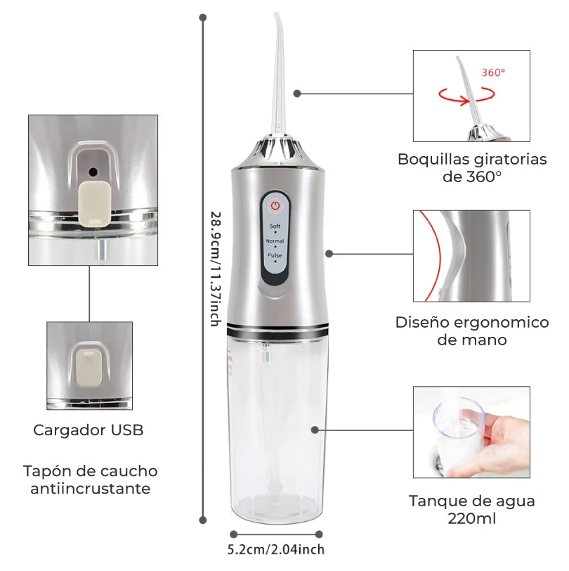 Irrigador Bucal Limpieza Profunda