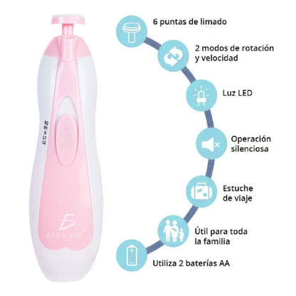 Corta uñas eléctrico baby